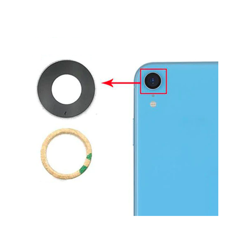 iPhone XR Replacement Rear Camera Glass Lens with Adhesive