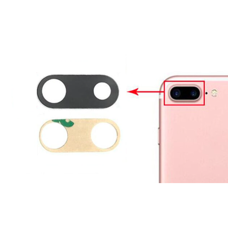 iPhone 7 Plus Replacement Rear Camera Glass Lens with Adhesive